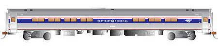BAC13118  HO 85' Budd Amfleet I Business, Amtrak/NE Ph VI