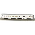 BAC14308  HO 85' Smooth Side Observation Car, Undec/Aluminum