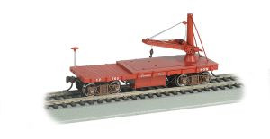BAC16417  HO Old Time Derrick Car, CPR/MOW