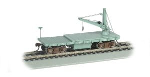 BAC16419  HO Old Time Derrick Car, US Military RR/MOW