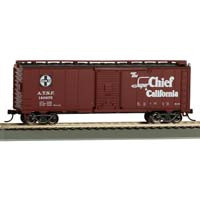 BAC16501  HO 40' Map Box Car, SF/Super Chief
