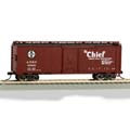 BAC16505  HO 40' Map Box Car, SF/Chief