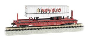 BAC16751  N 52'6"" Flatcar w/Piggyback Trailer, SF/Navajo