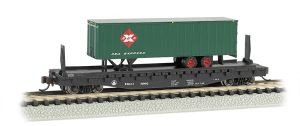 BAC16752  N 52'6"" Flatcar w/Piggyback Trailer, B&O/REA