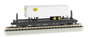 BAC16753  N 52'6"" Flatcar w/Piggyback Trailer, NYC/NYC