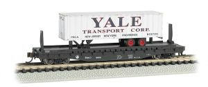 BAC16755  N 52'6"" Flatcar w/Piggyback Trailer, ACL/Yale