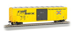 BAC19610  HO ACF 50' 6"" Sliding Door Box, Railbox