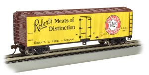 BAC19807  HO 40' Wood Reefer, Roberts Meats of Distinction