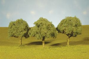 BAC32013  Scenescapes Oak Trees, 3-3.5"" (3)