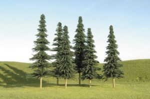 BAC32204  Scenescapes Spruce Trees, 8-10"" (3)