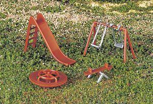 BAC42214  HO Playground Equipment