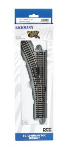 BAC44130  HO NS EZ Command Left-Hand Turnout, Manual or DCC