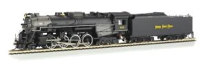 BAC52401  HO 2-8-4 w/DCC & Sound Value, NKP/Railfan #765