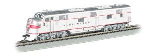 BAC66603  HO E7-A w/DCC & Sound Value, CB&Q