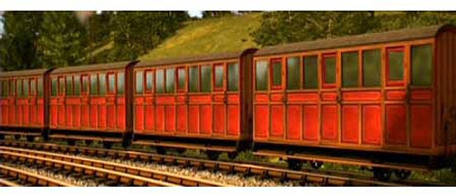 BAC77205  HOn30 Red Carriage