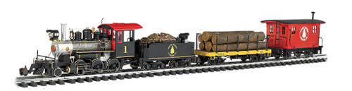 BAC90122  G North Woods Logger Train Set