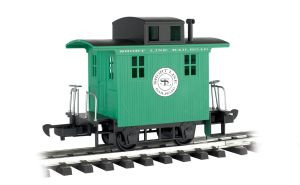 BAC98099  G Li'l Big Haulers Caboose, Short Line/Green