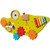 Wooden Alligator Sensory Wall Mounted Learning Activity Center For Playroom, Nursery, Preschool, and Doctors' Office