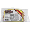 Savoie's Savoies Smoked Boudin 14oz, packaged Cajun smoked flavored boudin sausage in a clear vacuum-sealed plastic package with product labels.