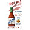 Crystal Hot Sauce 12oz, a bottle of Louisiana's pure hot sauce with a green cap and a white label featuring a blue banner and red chili pepper illustration.