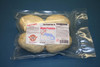 Cajun Original Alligator Pistolettes 24 Pack, Frozen alligator meat filled breaded pistolettes in clear vacuum-sealed packaging.