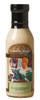 Sal & Judy's Caesar Salad Dressing 12oz, bottle of creamy Caesar dressing with label featuring an illustrated image of Sal and Judy and additional salad symbols.
