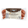 Foreman's Smoked Venison Sausage 1lb, packaged smoked sausage links made with pork and venison in clear vacuum-sealed plastic.