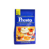Presto Self Rising Cake Flour 2lb Bag, blue packaging with baking images and product details.