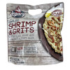 Legacy Foods Legacy Garlic Shrimp & Grits 26oz, product packaging with an image of shrimp and grits on a plate, highlighting the creamy texture and crispy bacon.