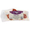 Foreman's Turkey Tasso, packaged sliced turkey Tasso in clear plastic wrap with a purple and white label.
