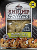 Legacy Foods Shrimp Grillers Shrimp Scampi, marinated shrimp with a picture of cooked shrimp at the bottom of the package.