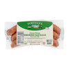 Foreman's Smoked Green Onion Sausage, packaged raw sausages in a clear plastic wrapper with green and white label.