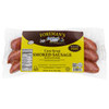 Foreman's Smoked Cane Syrup Sausage 1lb, packaged smoked sausages with yellow labeling and brand details.