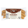 Foreman's Smoked Boudin 1lb, packaged smoked pork and rice boudin sausage in a vacuum-sealed bag.