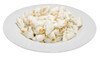 JV Foods Jumbo Lump Crabmeat 1lb, image of fresh white crab chunks on a white plate.
