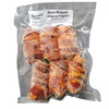 Broussard's Bayou Broussards Bayou Company Boudin Stuffed Jalapenos 6ct, packaged bacon-wrapped jalapenos stuffed with boudin sausage inside a vacuum-sealed bag.