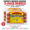 Savoie's Smoked Sausage 3 Pack Bundle - Shipping Included
