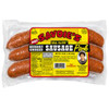 Savoie's Smoked Sausage 3 Pack Bundle - Shipping Included, image of three smoked sausages in clear packaging with Savoie's label.