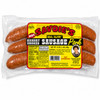 Savoie's Smoked Sausage 3 Pack Bundle - Shipping Included, Baked sausage links in clear plastic packaging with colorful label.