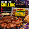 Savoies Andouille Party Pack (Pack of 3) - Shipping Included, package of smoked Andouille sausages with cooked sausages and grilled vegetables on a party platter.
