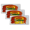 Savoie's Savoies Andouille Party Pack (Pack of 3) - Shipping Included, three packs of cooked andouille sausages in vacuum-sealed packaging.