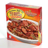 Big Easy Foods Red Beans & Sausage 12oz, packaged Louisiana style red beans and sausage in a bright red box with an image of the dish on a white plate.