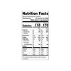 Louisiana Fish Fry Stuffing Mix Classic Cornbread 6.5oz, nutrition facts label displaying serving size, calories, fat, cholesterol, sodium, carbohydrates, fiber, sugars, protein, and vitamins.