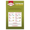 Louisiana Fish Fry Stuffing Mix Classic Cornbread 6.5oz, product packaging with cooking instructions for stove and microwave preparation.
