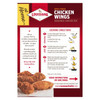 Louisiana Fish Fry Chicken Wing Mix 4oz, product packaging for seasoned coating mix with cooking instructions and image of fried chicken wings.