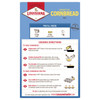 Louisiana Fish Fry Homestyle Cornbread Mix 10oz, product packaging with cooking instructions and ingredients.