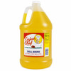 Cajun Chef Pickle Juice - 1 Gallon, large yellow plastic jug with a white cap and a red label featuring a cartoon chef and product details.