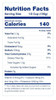 Blue Runner Dry Pinto Beans 1lb, image showing a nutrition facts label with nutritional information.