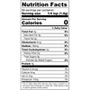 Dip Me Dip Mix & Seasoning Blend 1.5oz, black and white product label with nutrition facts chart.
