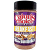 Cajun's Choice Breakfast Blend Seasoning, 9 oz, spice blend with Louisiana spices, cane sugar, and vanilla for flavorful breakfast dishes.